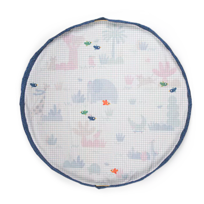 Moulin Roty - Tapis de jeu & sac à jouets - les toupie Is