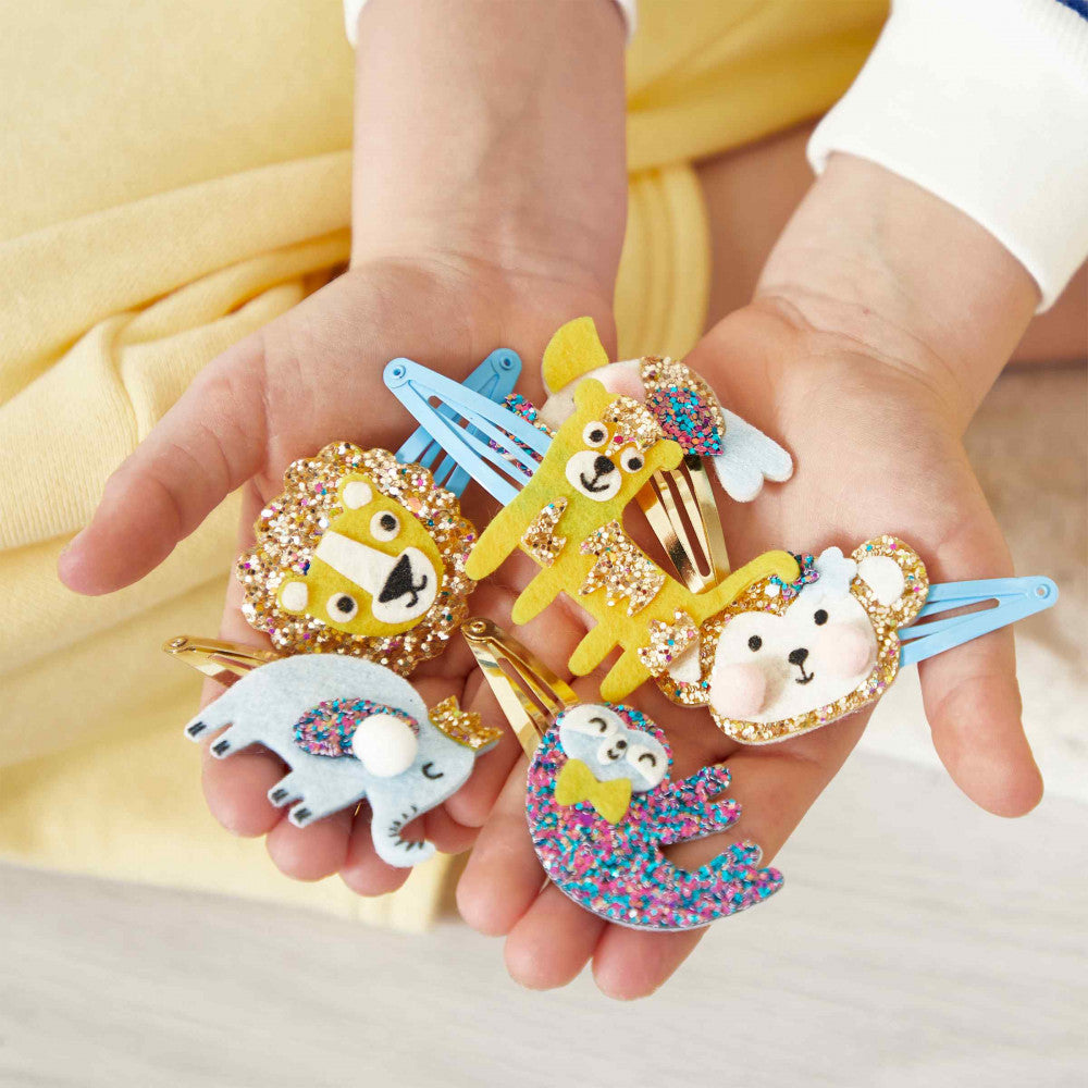 Janod - 6 Barrettes à créer - Exotic Animals