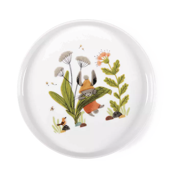 Moulin Roty - Set vaisselle porcelaine - trois petits lapins