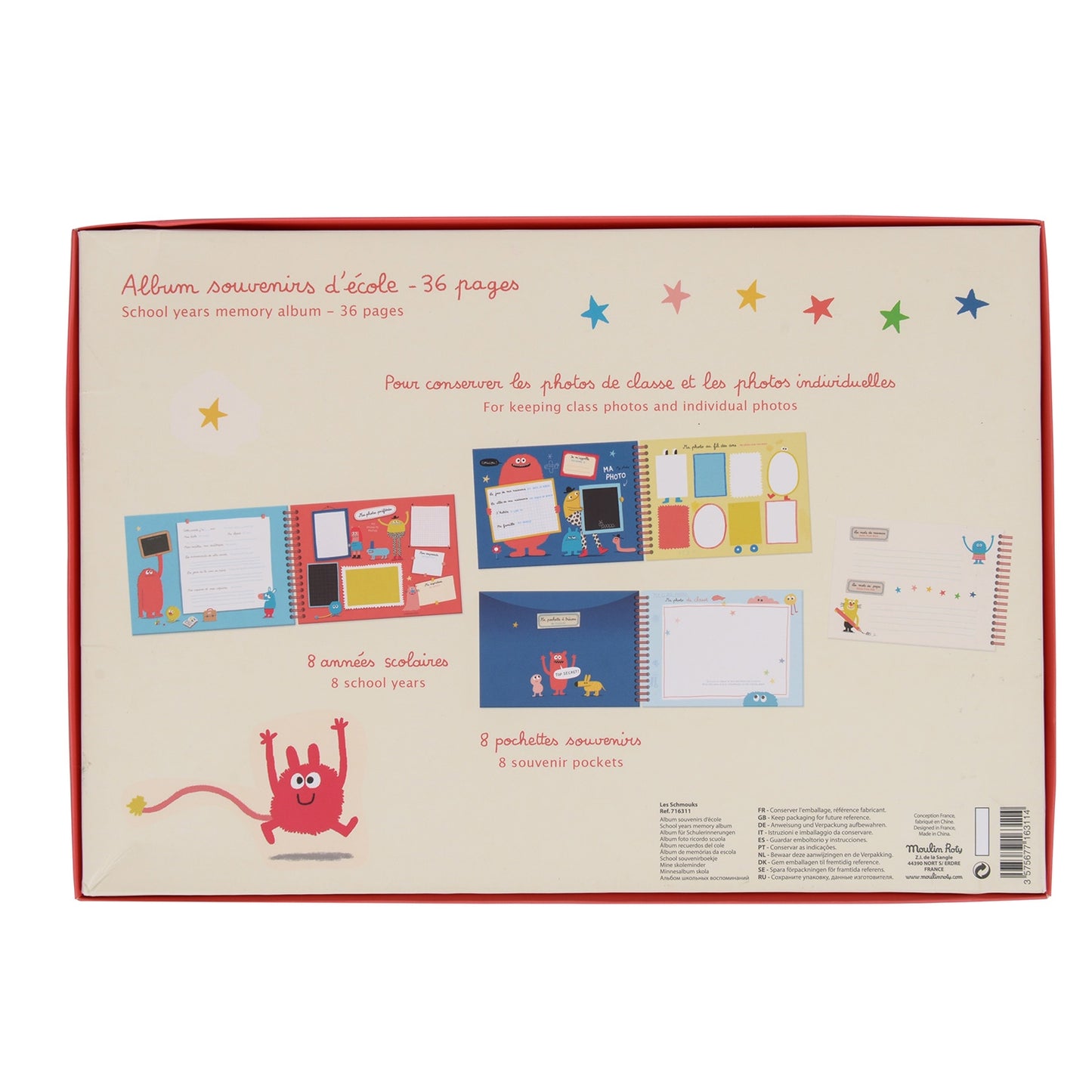Moulin Roty - album souvenirs d'école - les schmouks