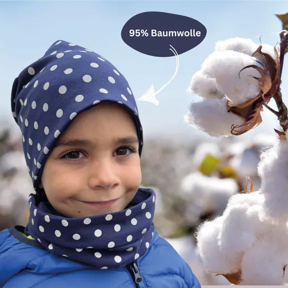 Chapeau réfléchissant et cache cou pour enfants -2/8 ans