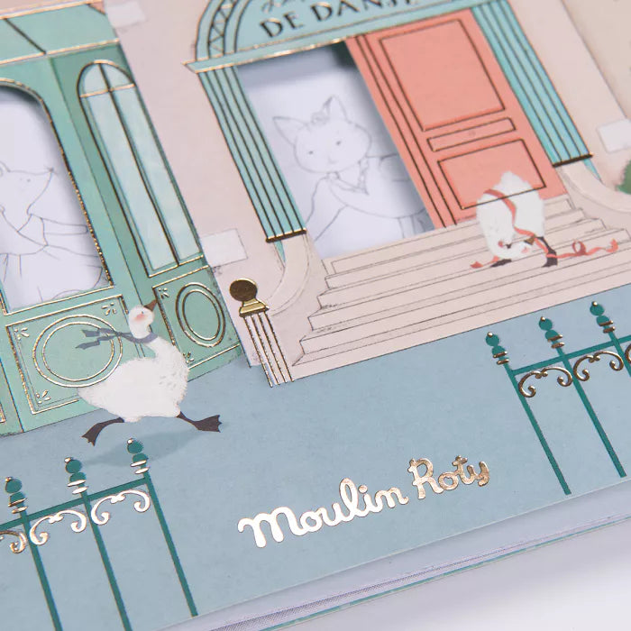 Moulin roty - La petite école de danse Cahier 170 stickers - 3 ans+