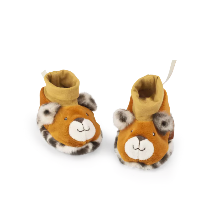Moulin roty - La forêt Mawa - Chaussons léopard Taïgo