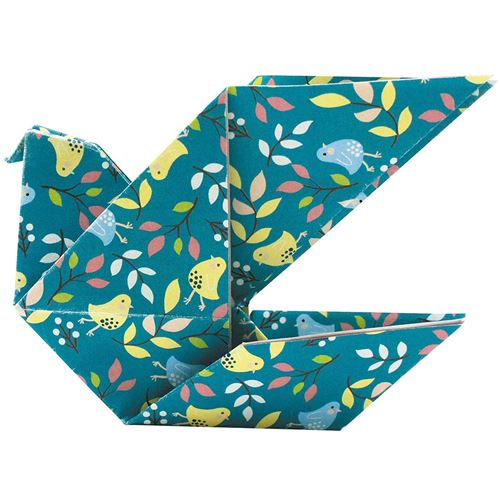 Fridolin origami Pigeon pliant 20 x 20 cm - 20 pièces multicolore - 8 ans+