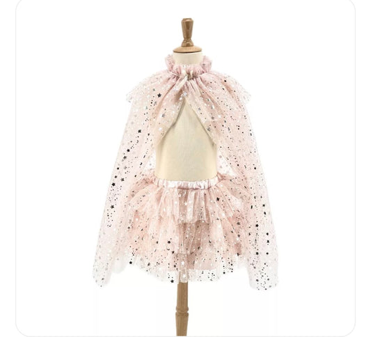 Déguisement - Set Tutu et Cape Loane - Rose Poudré - 3ans -7 ans
