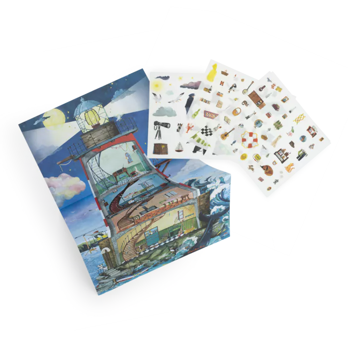 Le jardin du moulin - Grand phare avec décalcomanies - 4ans+