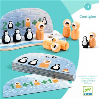 Djeco - Jeu chiffres et calcul Contigloo - 3 ans+