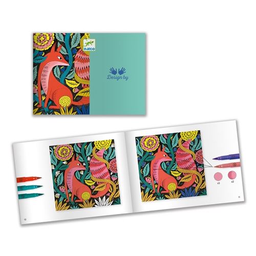 Djeco - Kit créatif - Foret Fantastique -coloriage 3D - 7 ans+