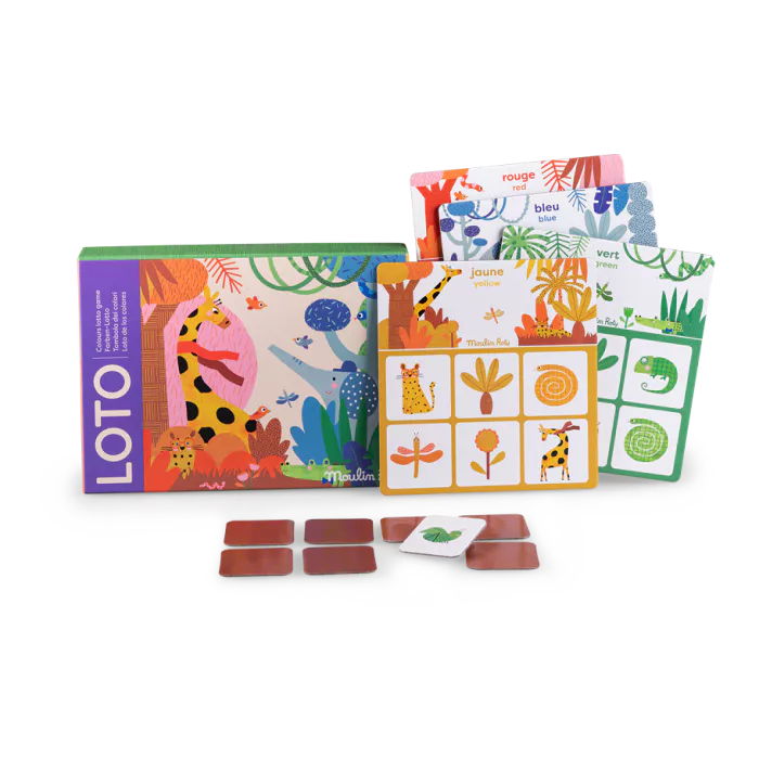 Moulin roty - le loto des couleurs - les toupitis