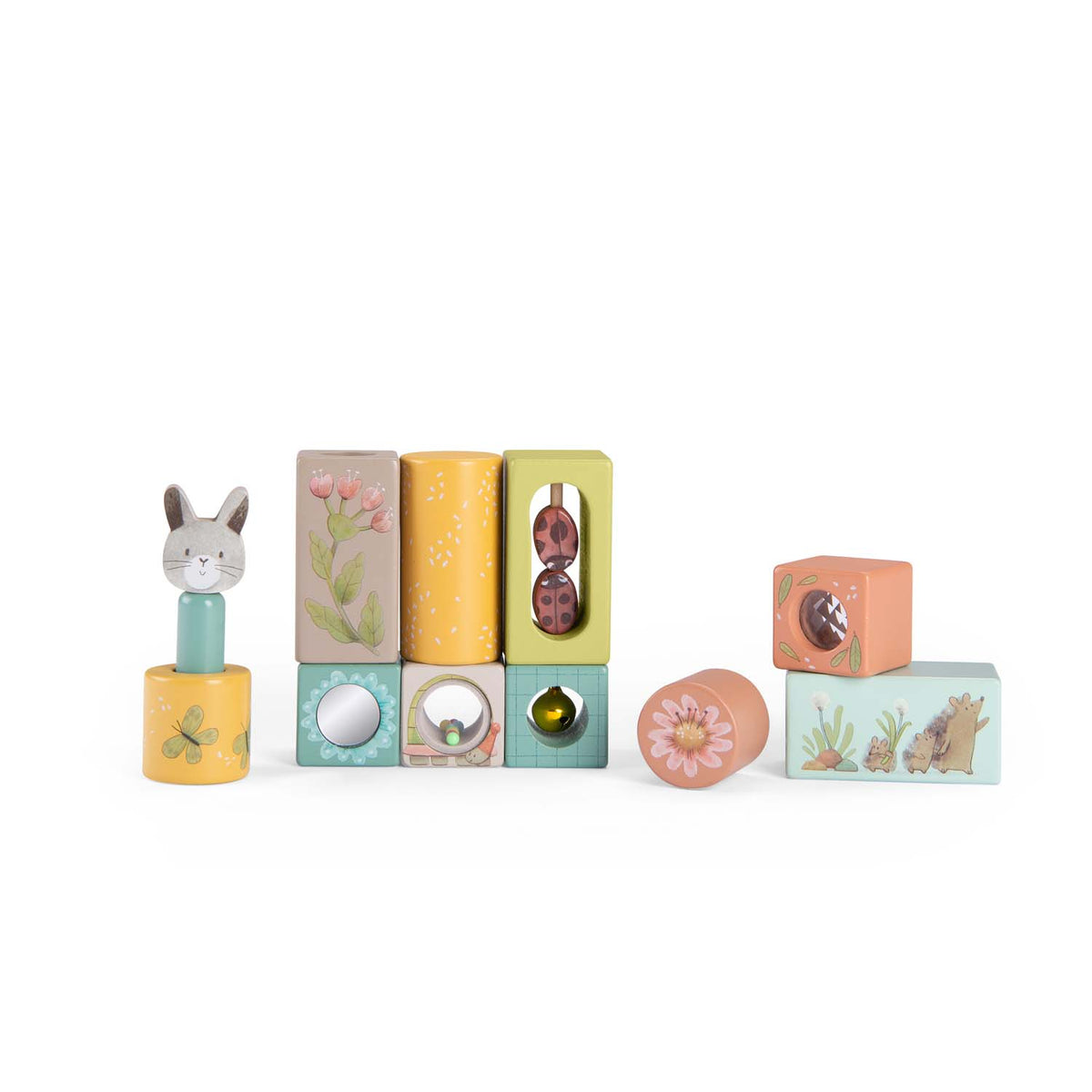 Moulin Roty - Cubes d’activité - Trois petits Lapins
