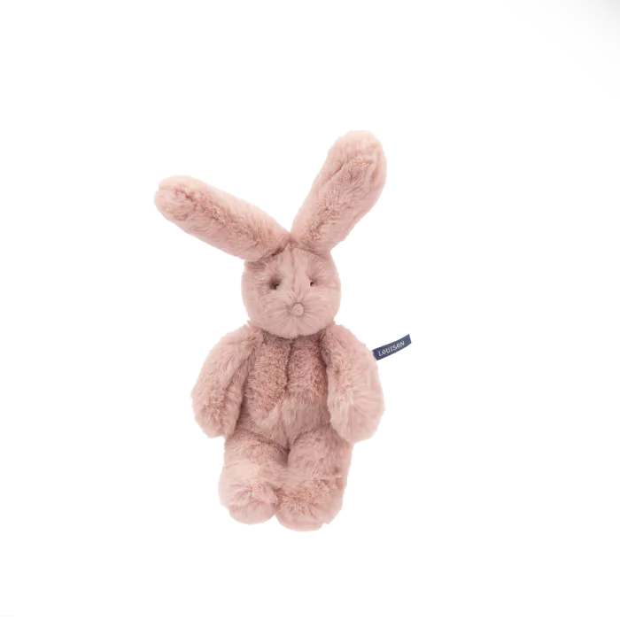 Moulin roty - Arthur et Louison - Peluche petit Lapin rose - naissance+