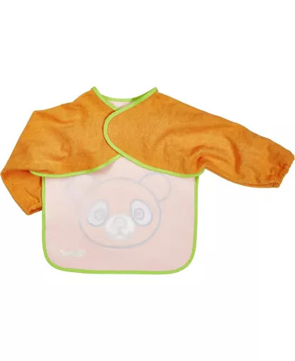 Playshoes - Bavoir à manches longues orange - 3 mois+
