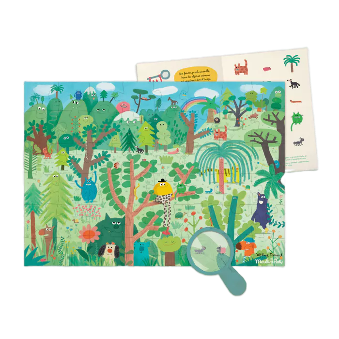 Moulin roty Les Schmouks Puzzle La terre merveilleuse 48 pcs - 4 ans+