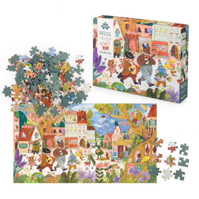 Moulin roty - les minouchkas - puzzle 500 pièces - 7 ans+