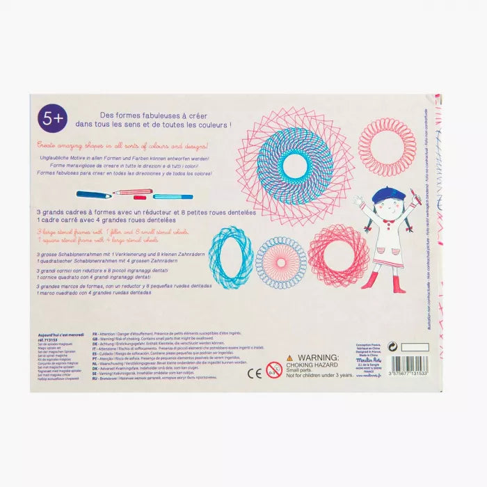 Moulin roty - set de spirales magiques - aujourd'hui c'est mercredi