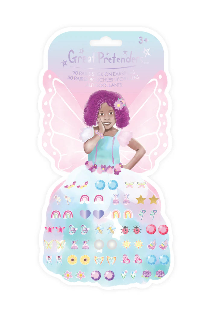 Great Pretenders - Set de 30 boucles d'oreilles autocollantes - Princesse Azaria
