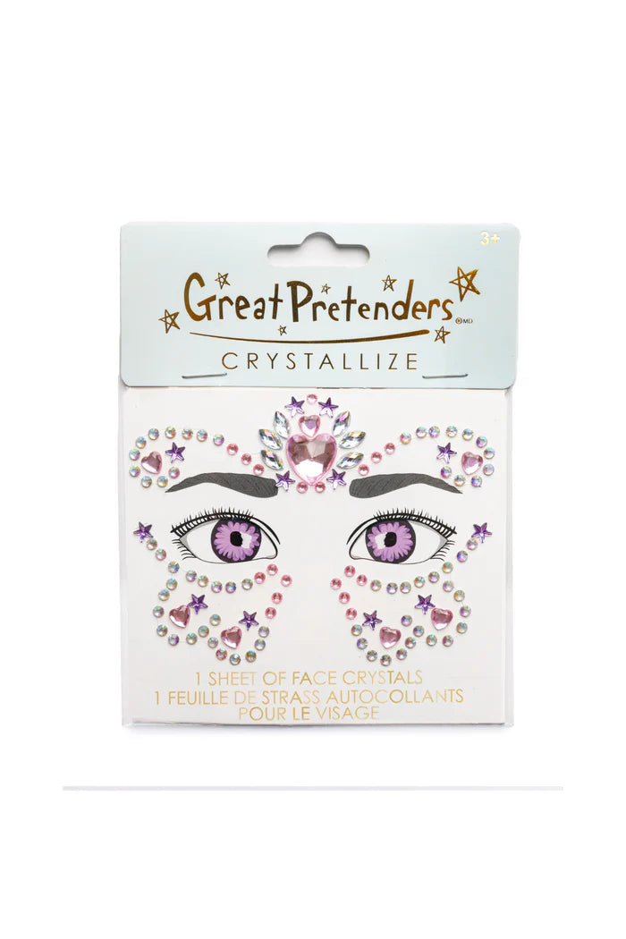 Great Pretenders - Strass autocollants visage - Butterfly Princess