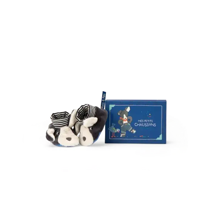 Moulin Roty - Chaussons - Puce & Pilou
