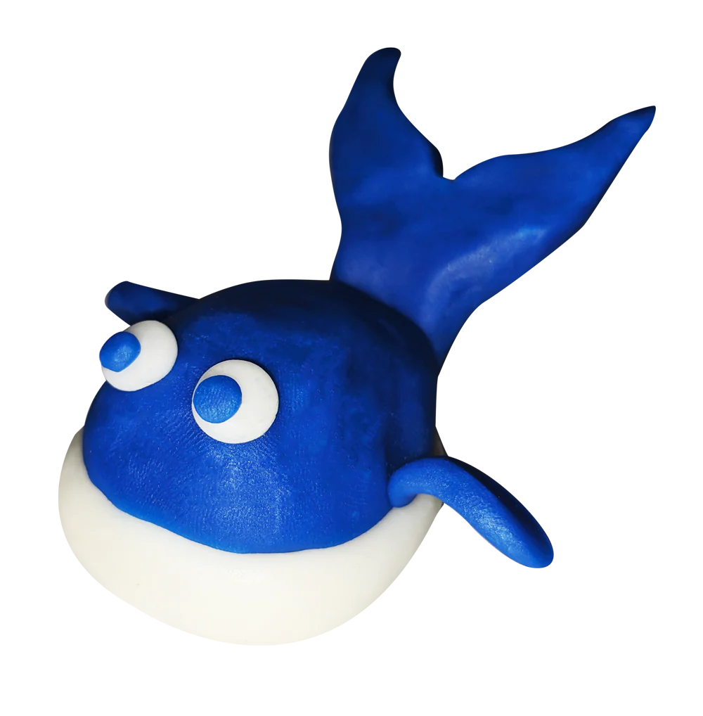 Kit à fabriquer Ma Baleine en Pâte à Modeler