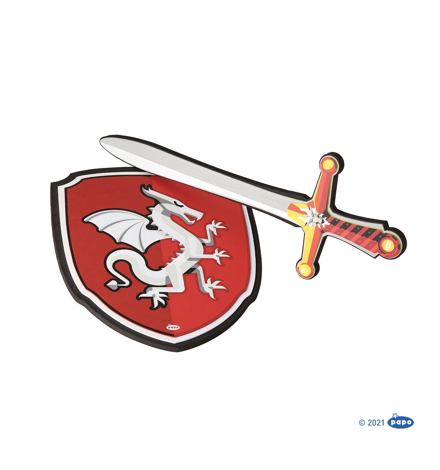 Papo - Bouclier Chevalier Dragon