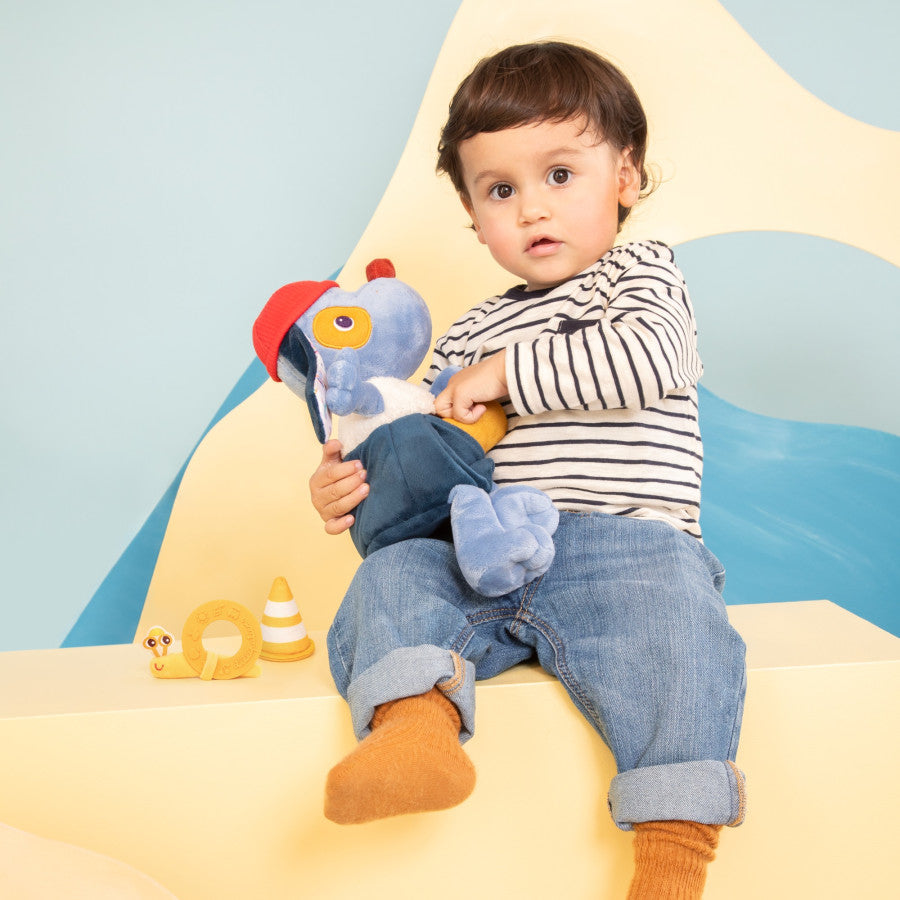 Lilliputiens - Peluche Jules le chien - Bricoleur découvertes