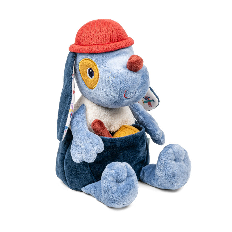 Lilliputiens - Peluche Jules le chien - Bricoleur découvertes