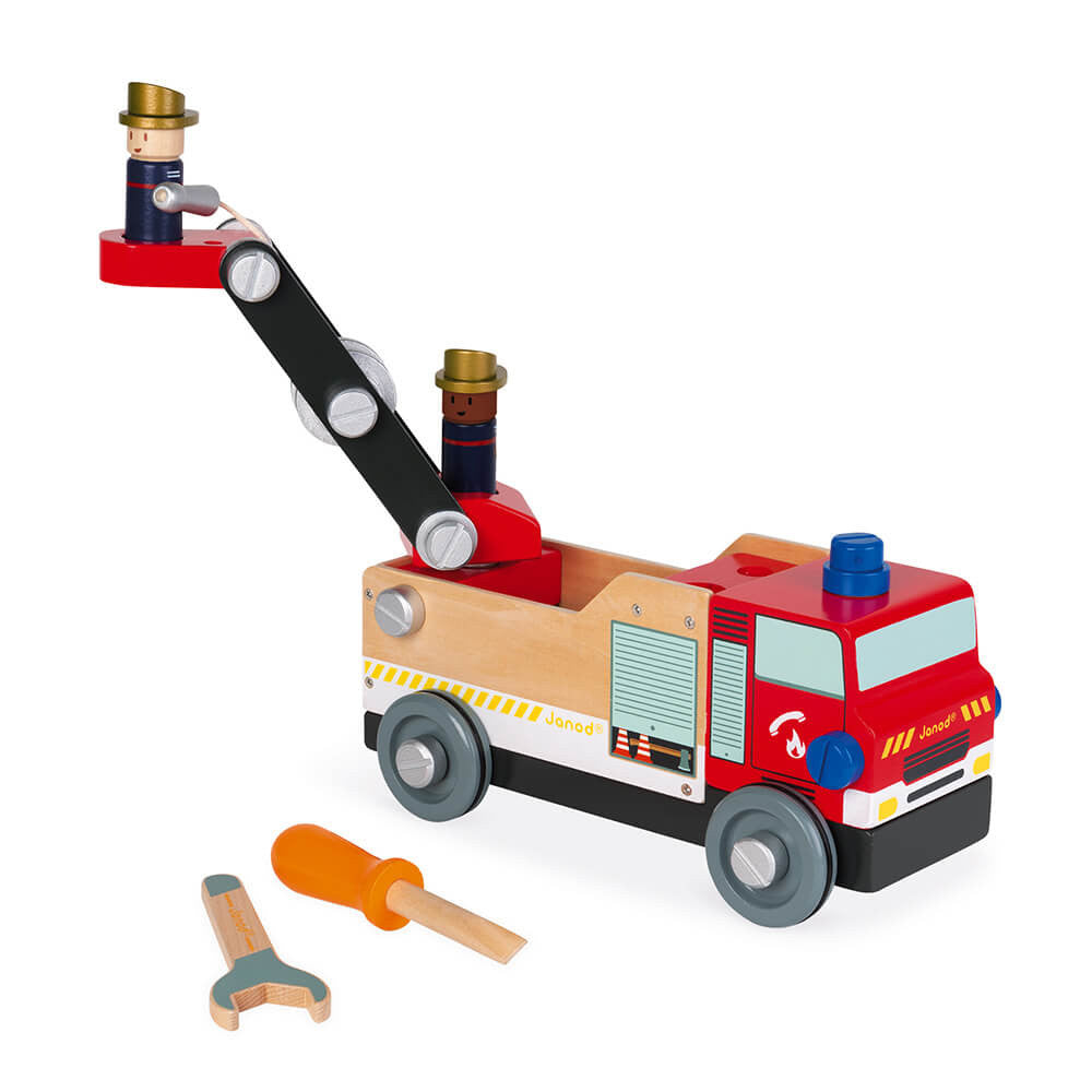 Janod - Camion de pompiers - Brico'Kids