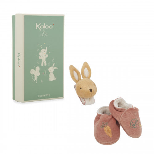 Kaloo - Bracelet et chaussons sonores Lapin