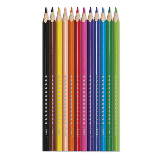 Janod - Crayons aquarellables x 12