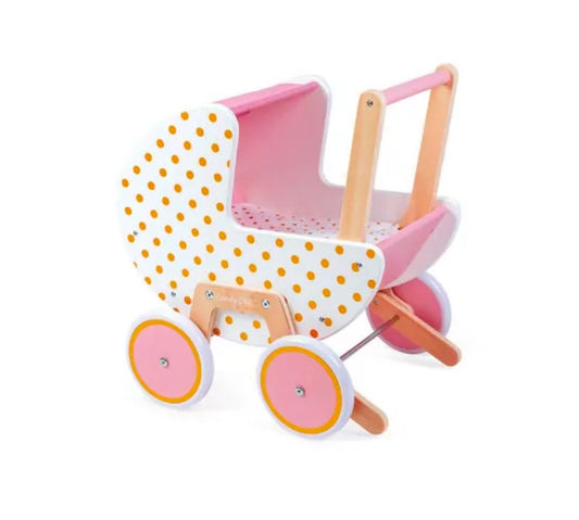 Janod - landau candy chic - poussette poupées - 👶1 an+
