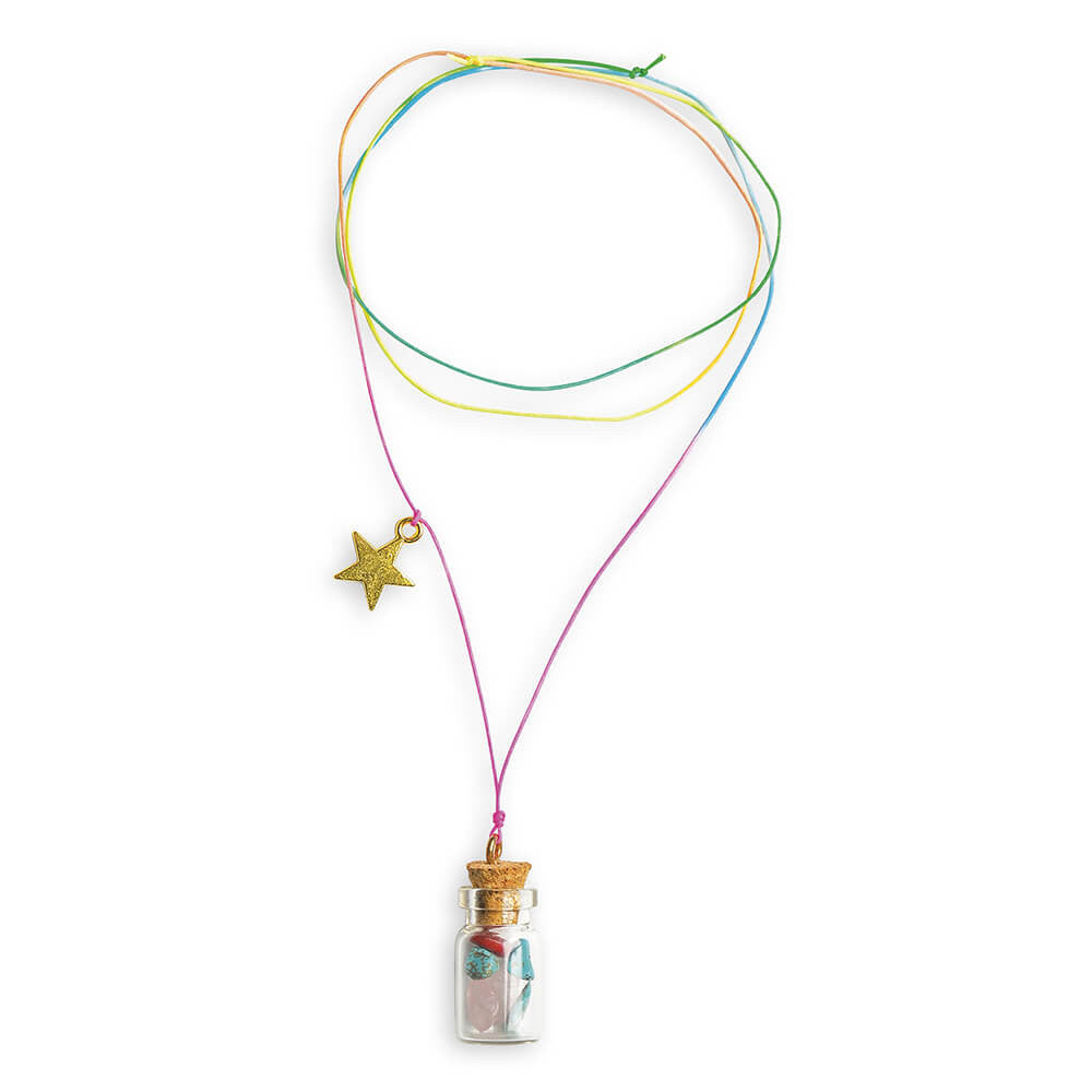 Janod - 16 Bijoux pierres Porte-bonheur à créer - kit créatif