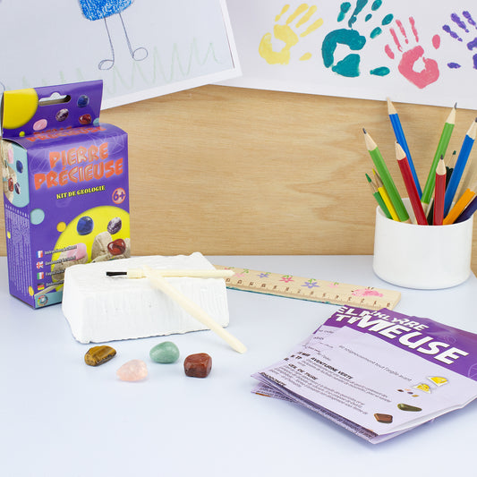KIT GEOLOGIE - PIERRE PRECIEUSE - 5ans+