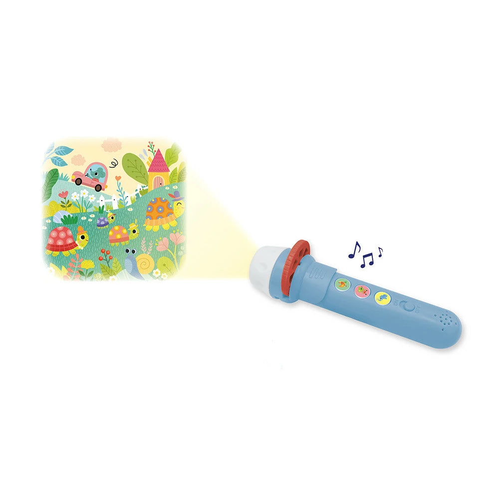 Janod - lampe sonore merveilleuse Les animaux - lampe à histoires