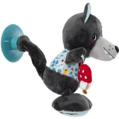 Lilliputiens - Peluche d'activités nomade Louis le loup