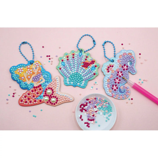 Janod - 3 Porte clefs à diamanter - Magic Ocean