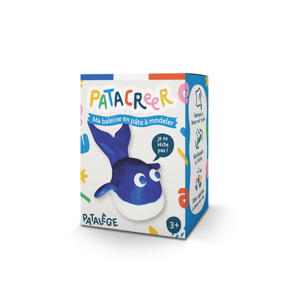 Kit à fabriquer Ma Baleine en Pâte à Modeler