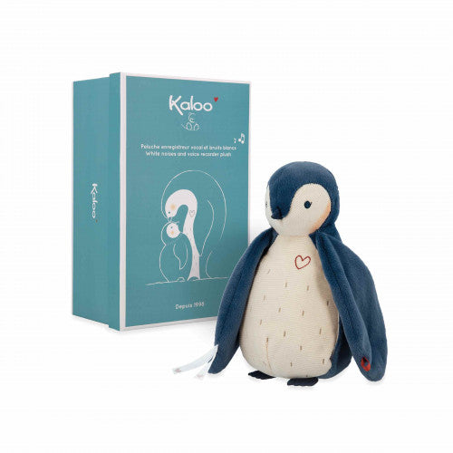 Kaloo - Peluche à bruits blancs Manchot bleu