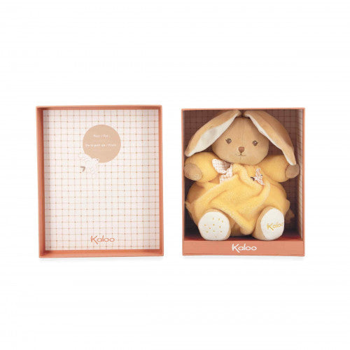 Kaloo- Peluche Lapin Patapouf - Jaune 17 cm