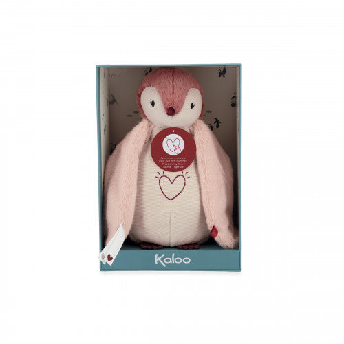 Kaloo - Peluche veilleuse - Manchot rose
