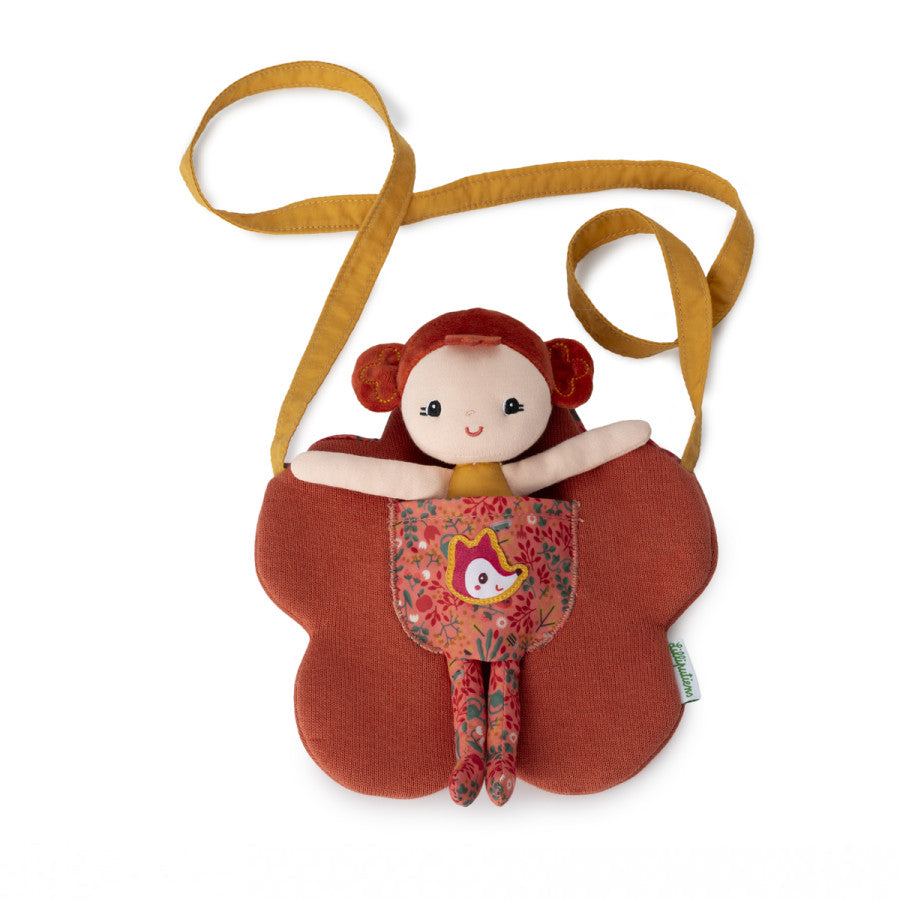 Lilliputiens - Poupée Adèle avec sac fleur