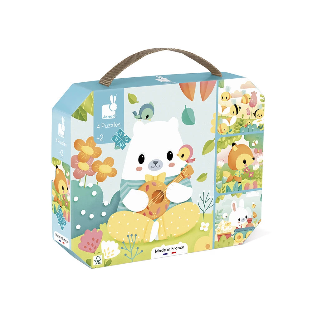 Janod - 4 Puzzles évolutifs Pure