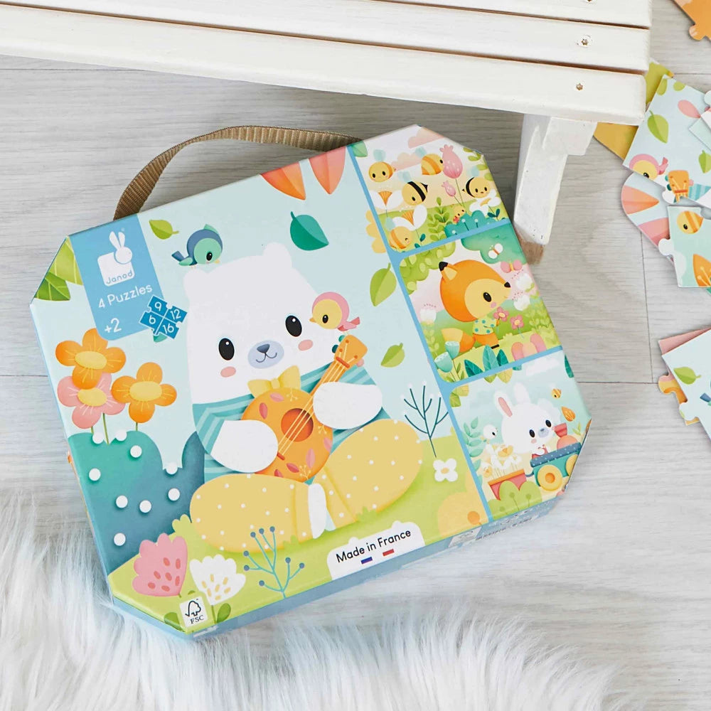 Janod - 4 Puzzles évolutifs Pure