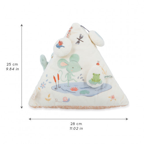 Kaloo - Triangle d'activités sonores en tissu