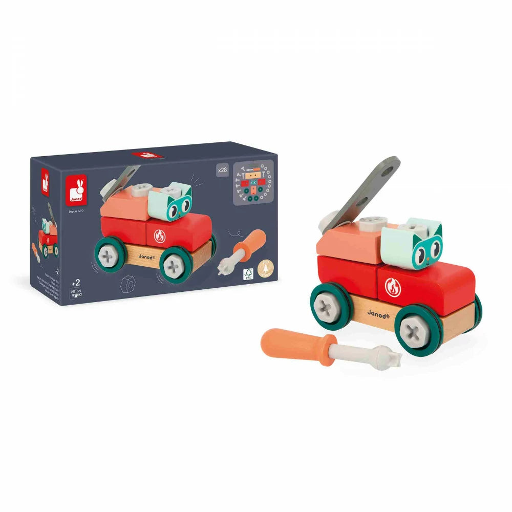 Janod -Voiture à bricoler Chat - Brico'kids