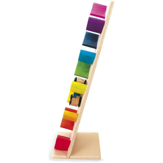 Ulysse - Zigzag track - Cascade chenille en bois - 2 ans+