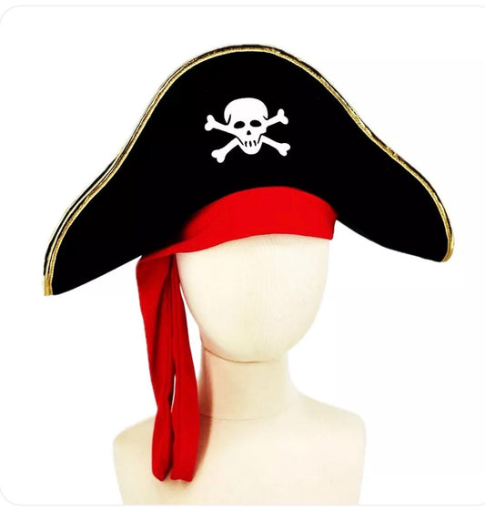 Bicorne Pirate avec foulard 6/10 ans