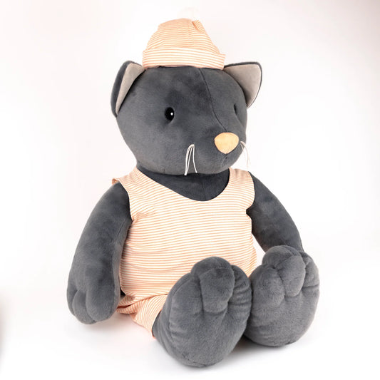 Malo le chat (grand 90 cm) - naissance+- peluche