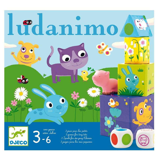Djeco - Ludamino -3 jeux pour les petits