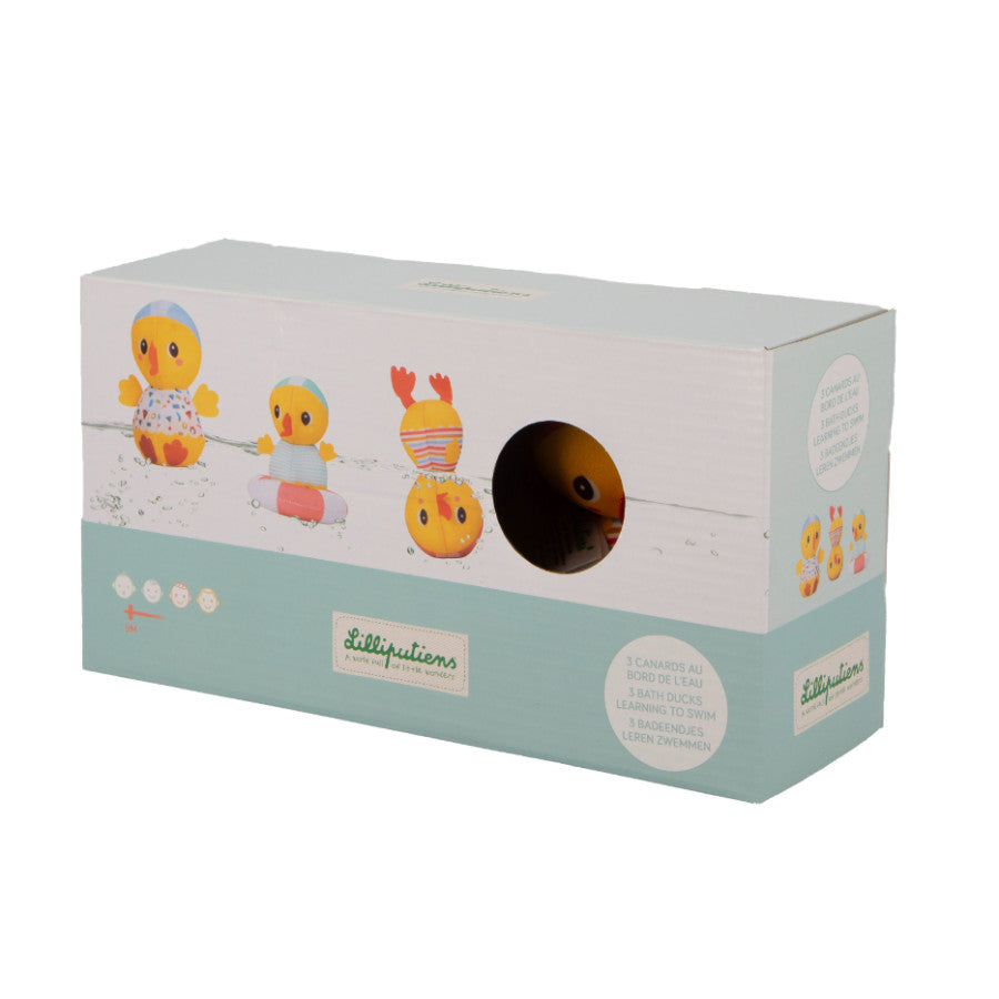Lilliputiens -3 Canards au bord de l'eau - jouet de bain