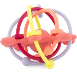 Ulysse - Anneau de dentition étoile rouge brique en silicone